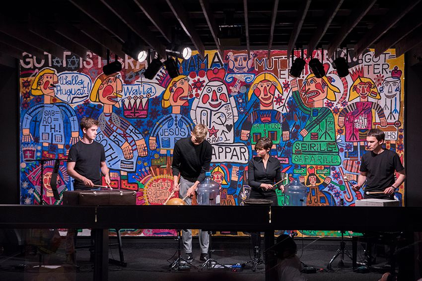 Raw Roll Ritual Reflets de la soirée du 1er juillet à la Collection de l'Art Brut