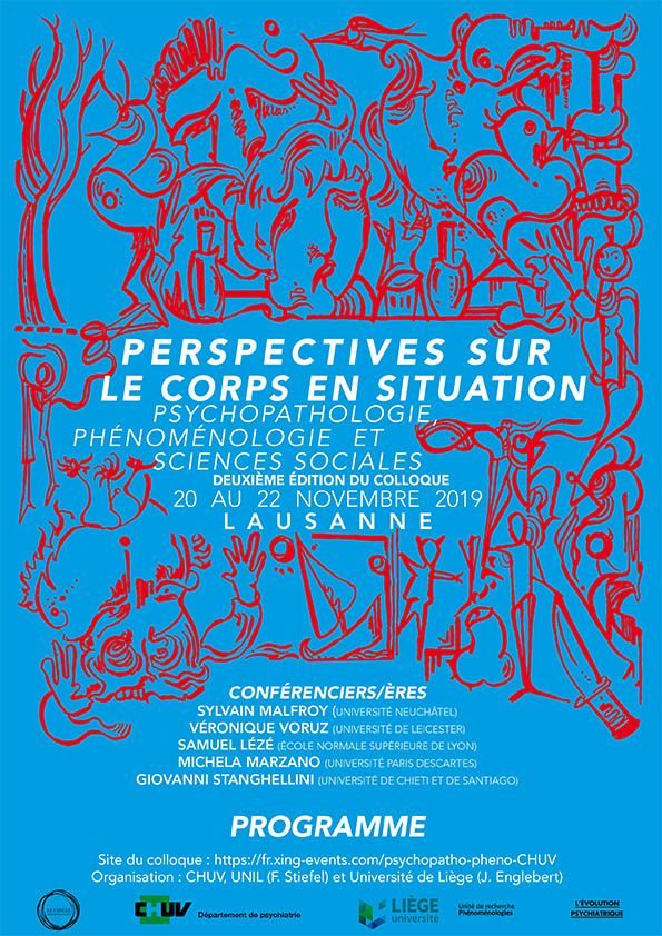 visuel colloque 2019 chuv Conférence de Lucienne Peiry au CHUV dans le cadre du colloque "Perspectives sur le corps en situation"