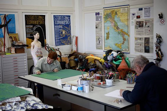 riccardi bargellini Conférence de Riccardo Bargellini (atelier Blu Cammello) et visite de l'exposition "Carlo Zinelli, recto verso"