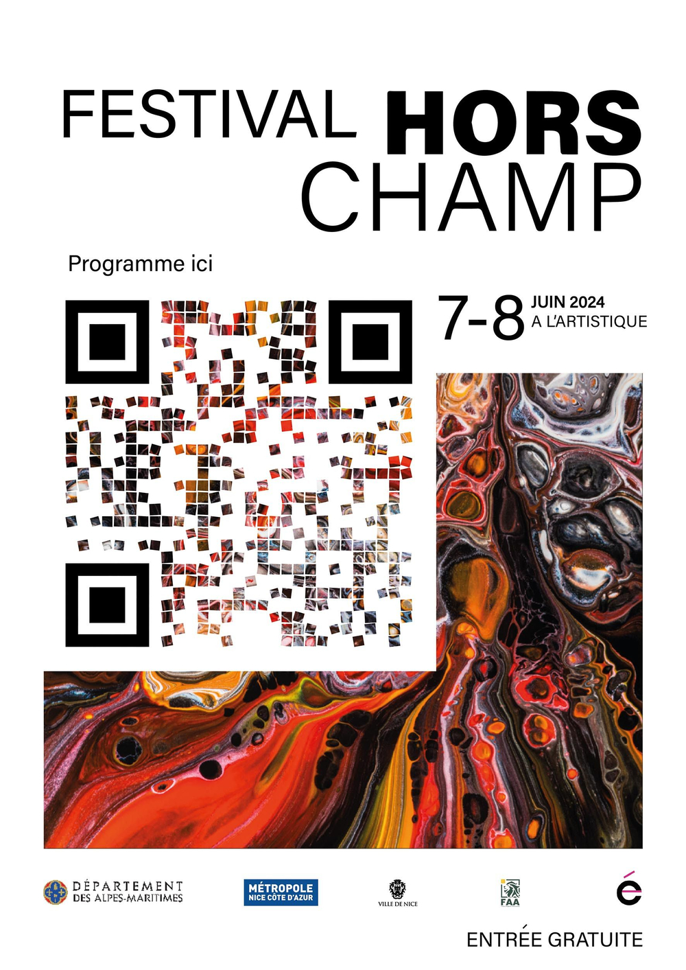 affiche hors champ 2024 Hors-Champ: Festival de films sur l'Art Brut
