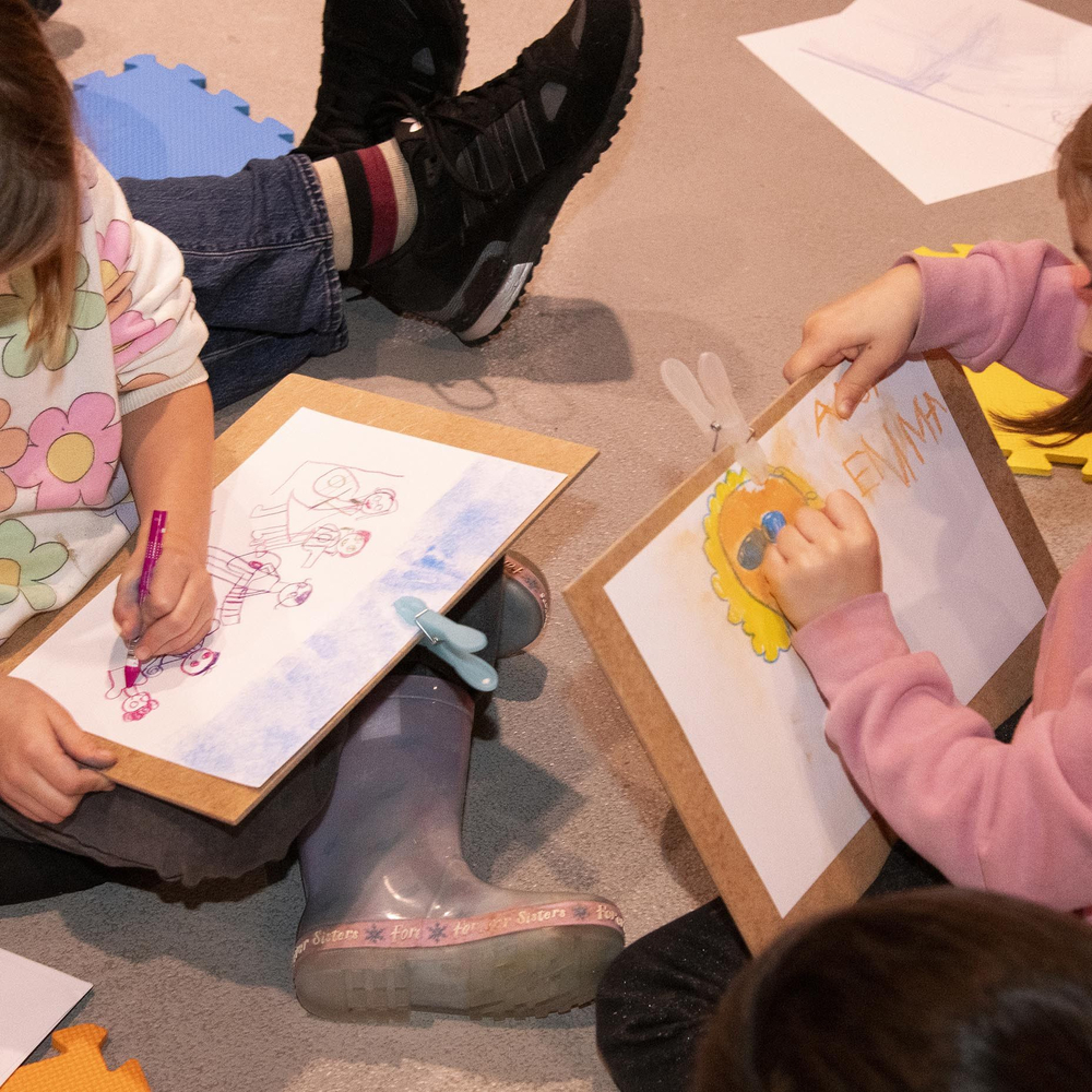 dessine ta musique Inauguration de La Cabane, nouvel espace à l'intention des tout-petits