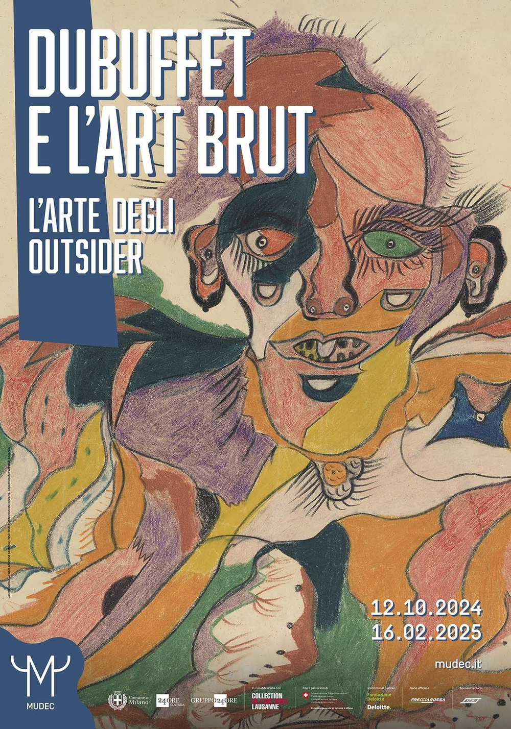 mudec affiche art brut La Collection de l'Art Brut s'expose au MUDEC (Milan/ IT)