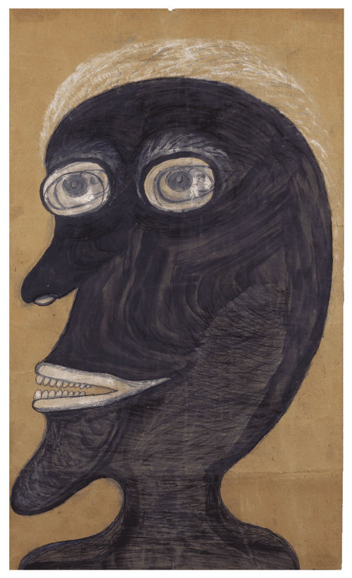 sans titre La Collection de l’Art Brut partenaire du MUCEM (Marseille, F) pour l’exposition « Jean Dubuffet, un barbare en Europe » du 24 avril au 2 septembre 2019