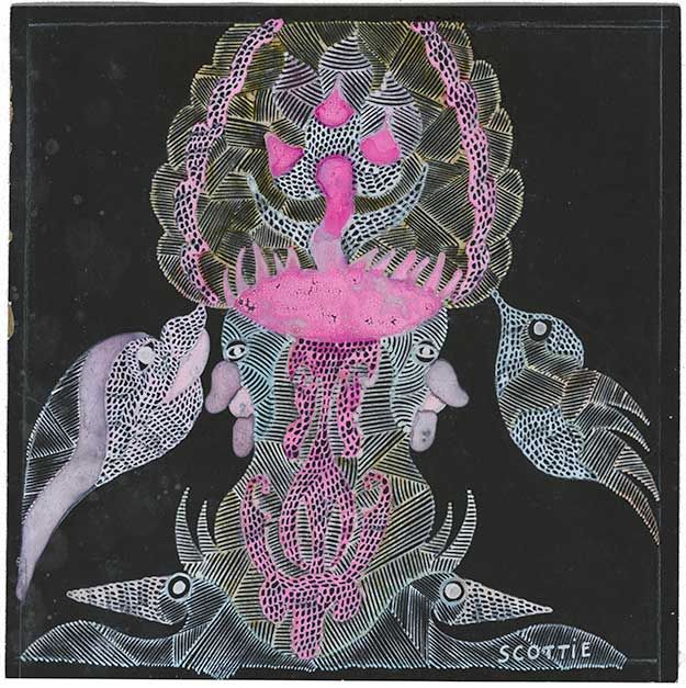 Sans titre The Collection de l'Art Brut collaborates with the Barbican for the exhibition "Jean Dubuffet - Brutal Beauty" ands  lends fifty works to