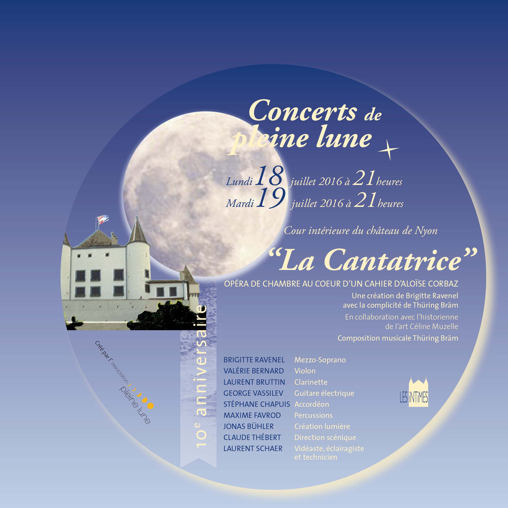 La Cantatrice - opéra de chambre au coeur d'un cahier d'Aloïse Corbaz La Cantatrice - opéra de chambre au coeur d'un cahier d'Aloïse Corbaz