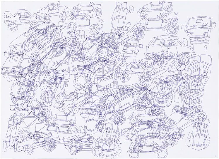 Tante macchine in tredimensionali Tante macchine in tredimensionali