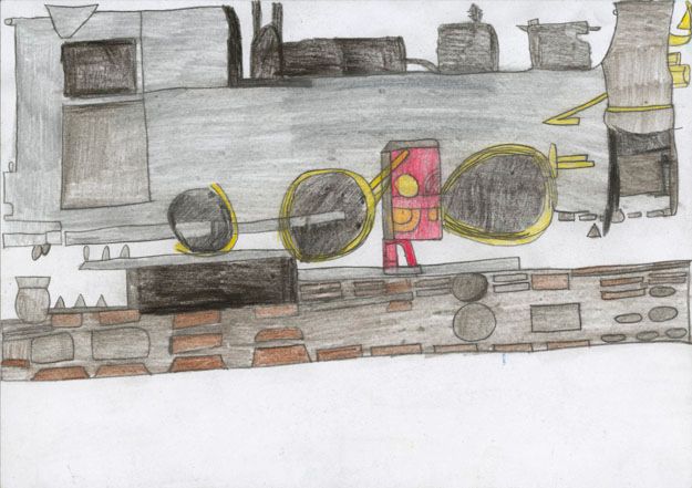 La loccommottivva griggia a scurra griggiaa La loccommottivva griggia a scurra griggiaa