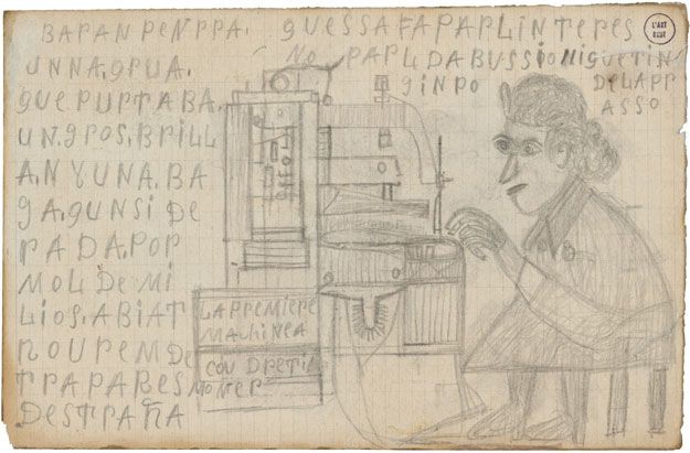 Femme a la machine Femme a la machine