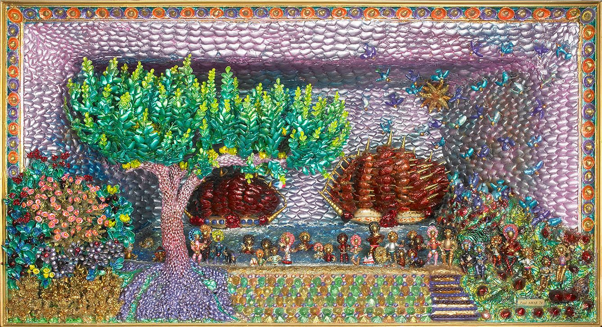 La Plage et ses baigneurs