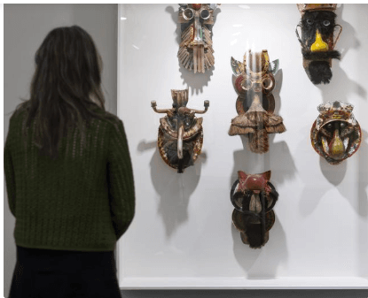 "50 ans Collection de l'Art Brut", Sarah Lombardi, Michel Thévoz & Mario del Curto