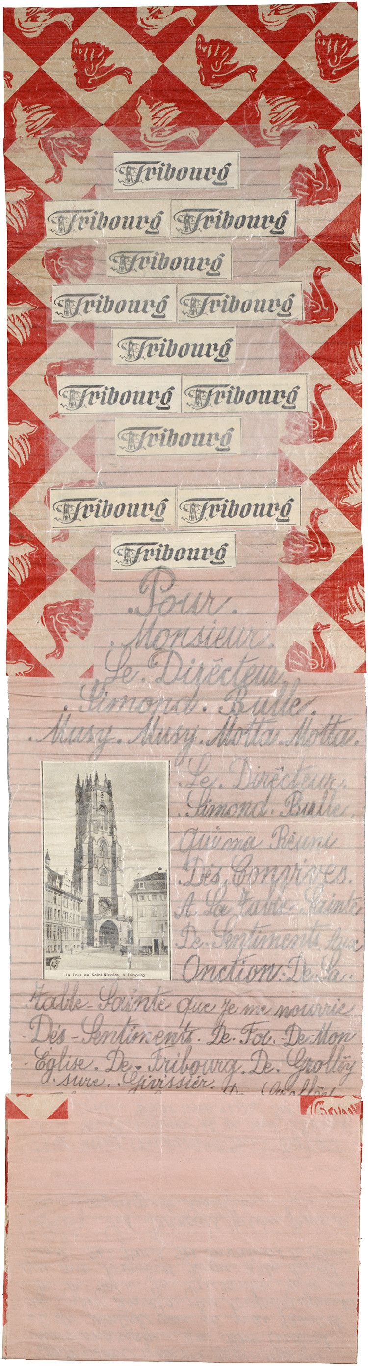 sans titre (détail) LIVES. Art Brut and Life Courses