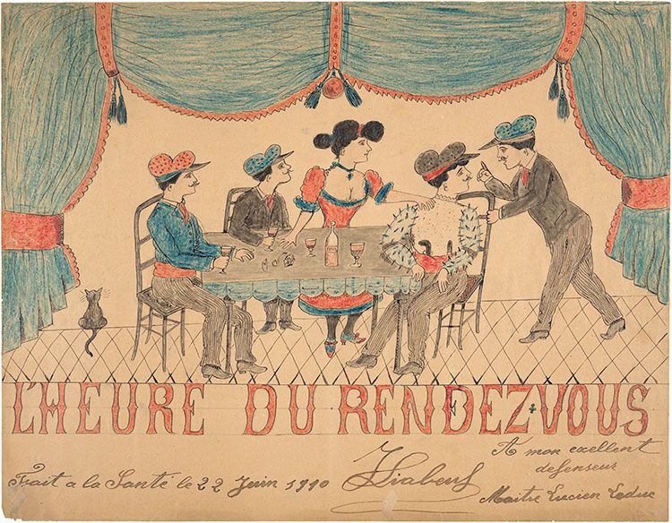 L’heure du rendez-vous Art Brut et bande dessinée