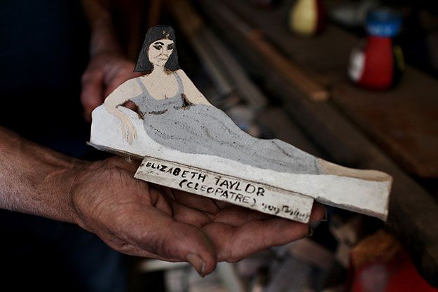 Elisabeth Taylor (Cléopatre) Guy Brunet réalisateur - Les studios Paravision