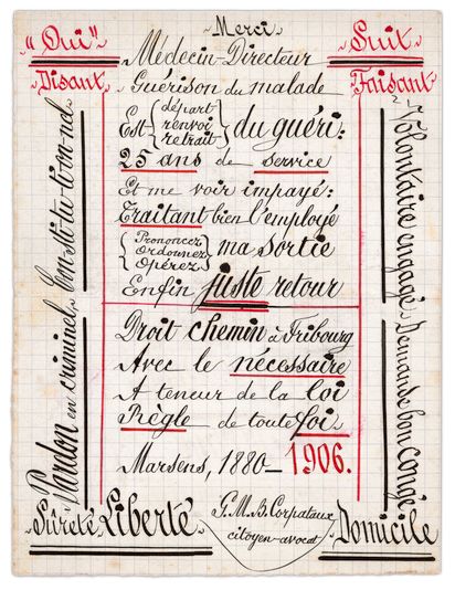 corpataux Exhibition "Writings of Art Brut: When Language Takes to the Fields"