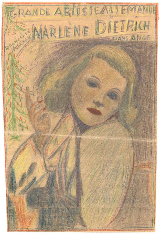 Marlène Dietrich dans Ange Free guided visit of the exhibition “Art Brut in Switzerland. From the Origins of the Collection to the Present” for teachers