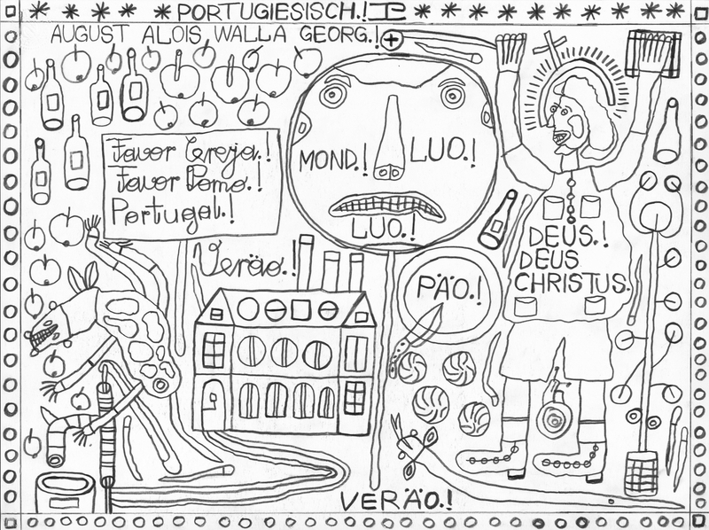 August Walla coloriage Before your visit